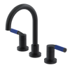 Rubinet Widespread Lav. Set. (less drain) Matt Black