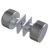 Rubinet Shower Door Knob (set) Satin Chrome