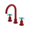 Rubinet Widespread Lav. Set. (less drain) Maroon