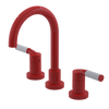 Rubinet Widespread Lav. Set. (less drain) Red