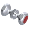 Rubinet Shower Door Knob (set) Satin Chrome