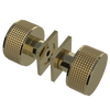 Rubinet Shower Door Knob (set) Natural Brass