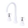 Rubinet Widespread Kitchen Set with LaSalle Spout Matt White