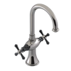 Rubinet Single Hole Dual Handle Lav. Set. (less drain) Polished Nickel
