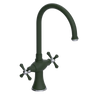 Rubinet Two Handle Single Hole Kitchen Set Green Envy