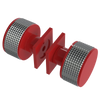 Rubinet Shower Door Knob (set) Red