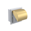 Rubinet RECESSED TOILET PAPER HOLDER White