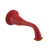 Rubinet Tub Filler Spout Wall Mount Red