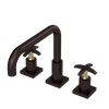 Rubinet Widespread Kitchen Set with Genesis Spout Oil Rubbed Bronze