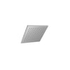 Baril Square 8" anti-limestone shower head