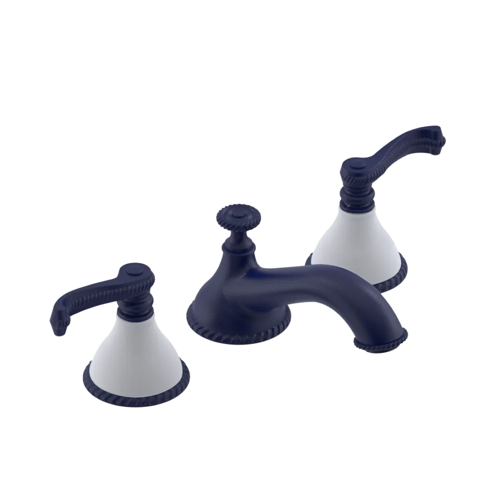 Rubinet Widespread Lav. Set. (less drain) Midnight Blue