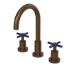 Rubinet Widespread Kitchen Set with LaSalle Spout Tuscan Brass