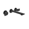 Baril Two handles wall-mounted lavatory faucet, drain not included