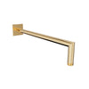 Baril 16" wall-mounted shower arm, square flange