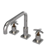 Rubinet Widespread Kitchen Set with Genesis Spout Polished Nickel