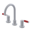Rubinet Widespread Lav set (less drain) White