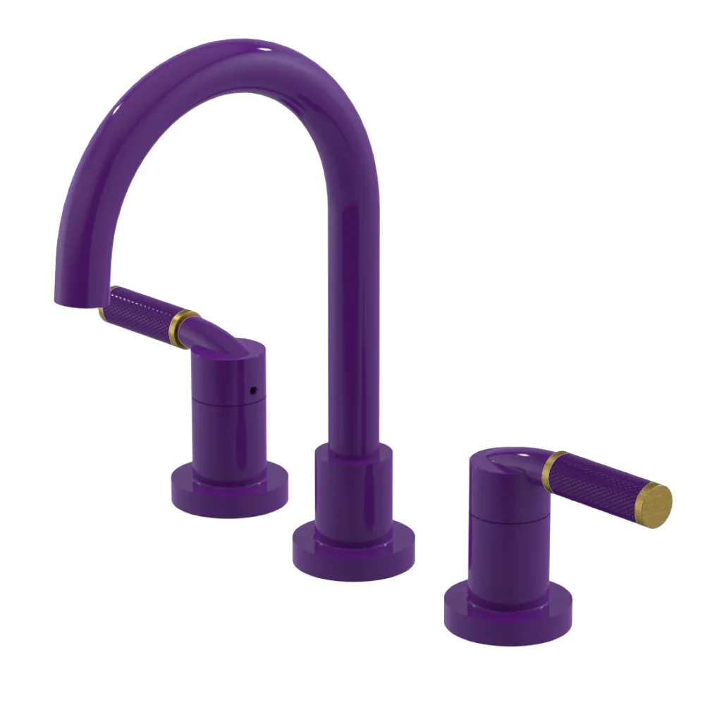 Rubinet Widespread Lav. Set. (less drain) Purple Haze