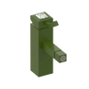 Rubinet Single Control Bidet Fitting (less drain) Green Envy