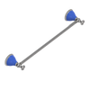 Rubinet Towel Bar 18" Polished Nickel