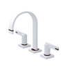 Rubinet Widespread Lav. Set. (less drain) Matt White