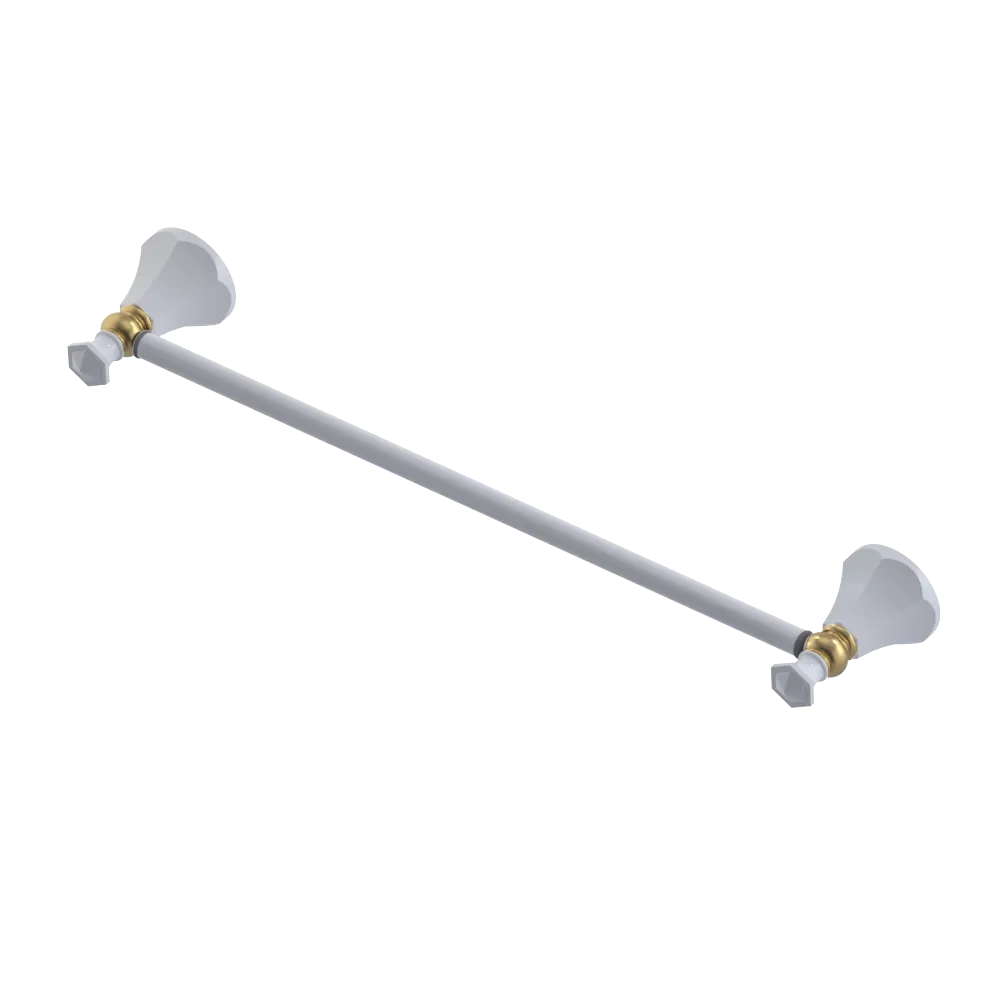 Rubinet Towel Bar 24" White