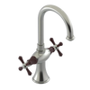 Rubinet Single Hole Dual Handle Lav. Set. (less drain) Satin Nickel