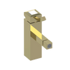 Rubinet Single Control Bidet Fitting (less drain) Gold