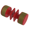 Rubinet Shower Door Knob (set) Red