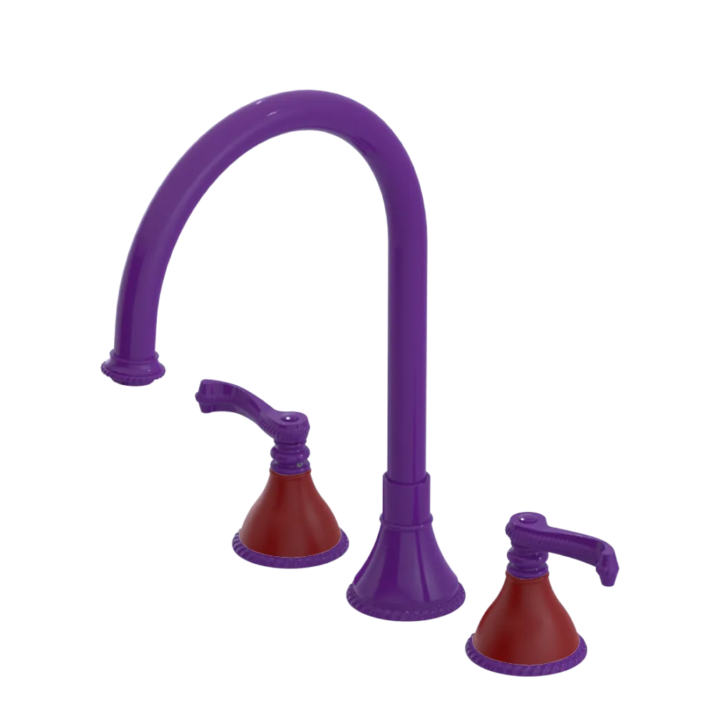 Rubinet Widespread Kitchen Set Purple Haze