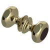 Rubinet Shower Door Knob (set) Natural Brass
