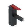 Rubinet Single Control Bidet Fitting (less drain) Matt Black