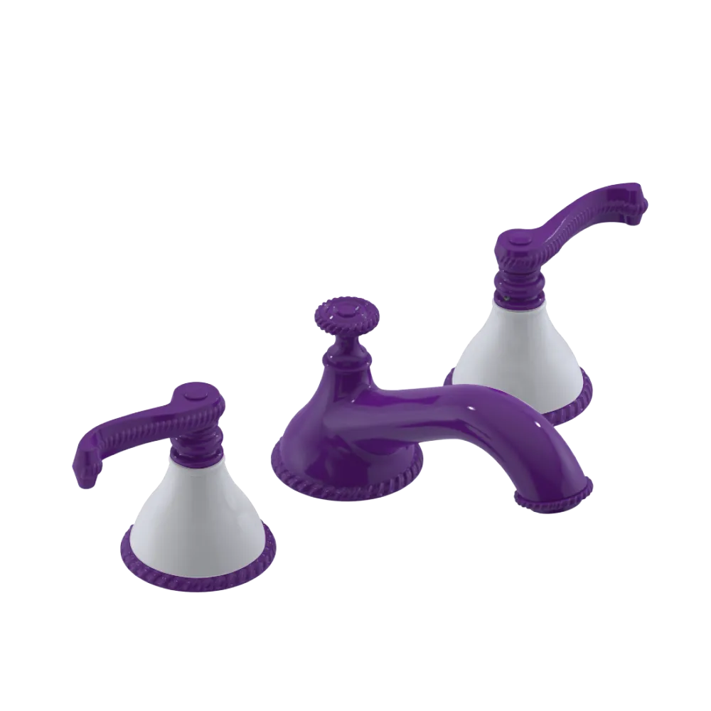 Rubinet Widespread Lav. Set. (less drain) Purple Haze