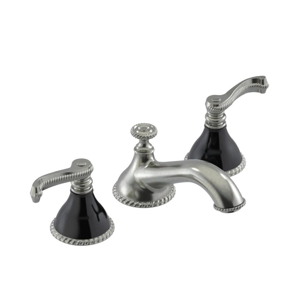 Rubinet Widespread Lav. Set. (less drain) Satin Nickel