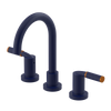 Rubinet Widespread Lav set (less drain) Midnight Blue