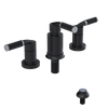 Rubinet Bidet Fitting with Spray, Diverter, and Vacum Breaker (Less Drain) Matt Black
