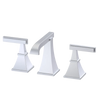 Rubinet Widespread Lav. Set. (less drain) Satin Chrome