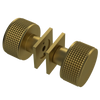 Rubinet Shower Door Knob (set) Antique Brass Matt