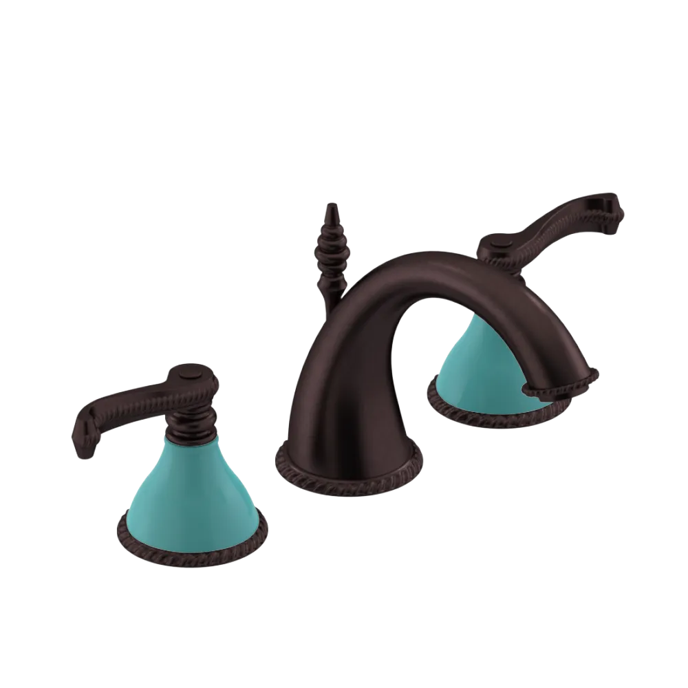 Rubinet Widespread Lav. Set. (less drain) Oil Rubbed Bronze
