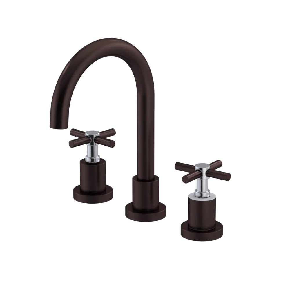 Rubinet Widespread Lav. Set. (less drain) Oil Rubbed Bronze