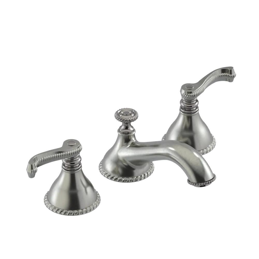 Rubinet Widespread Lav. Set. (less drain) Satin Nickel