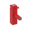 Rubinet Single Control Bidet Fitting (less drain) Red
