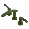Rubinet Widespread Lav. Set. (less drain) Green Envy