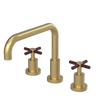 Rubinet Widespread Kitchen Set Satin Brass