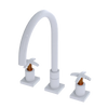 Rubinet Widespread Kitchen Set White