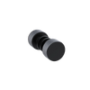 Rubinet Shower Door Knob (set) Matt Black