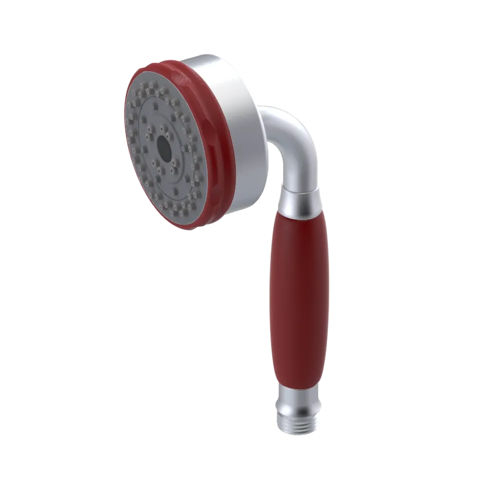 Rubinet 3 Function Hand Held Shower Only Satin Chrome