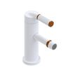 Rubinet Single Control Bidet Fitting (less drain) Matt White