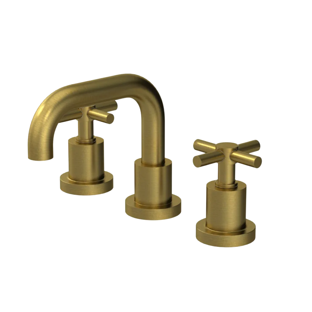 Rubinet Widespread Lav. Set. (less drain) Antique Brass Matt