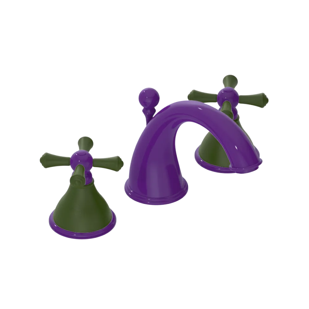 Rubinet Widespread Lav. Set. (less drain) Purple Haze