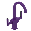 Rubinet Single Hole Dual Handle Lav. Set. (less drain) Purple Haze